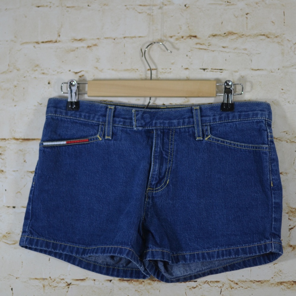 Tommy Hilfiger Vintage Logo High Waisted Shorts